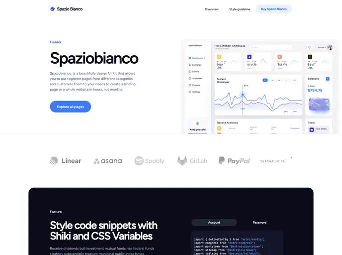 Spaziobianco screenshot