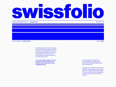 Swissfolio screenshot